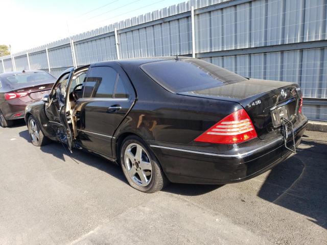 WDBNG83J33A349915 - 2003 MERCEDES-BENZ S 430 4MATIC BLACK photo 2