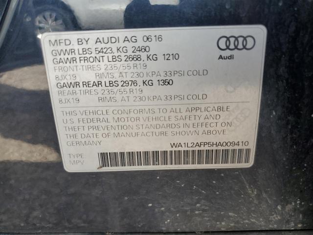 WA1L2AFP5HA009410 - 2017 AUDI Q5 PREMIUM PLUS Qara foto 13