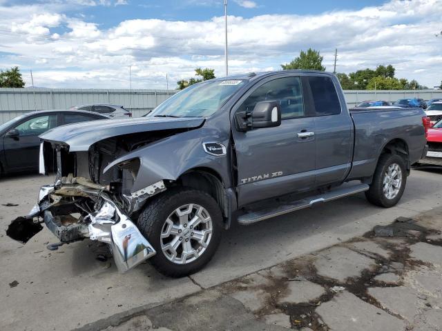 1N6AA1C48JN505601 - 2018 NISSAN TITAN XD SV GRAY photo 1