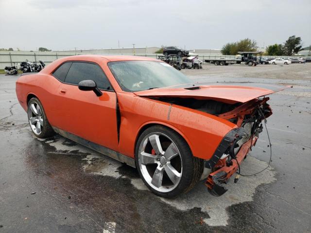 2B3LJ74W49H539166 - 2009 DODGE CHALLENGER SRT-8 ORANGE photo 4