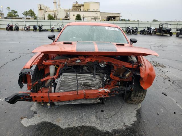 2B3LJ74W49H539166 - 2009 DODGE CHALLENGER SRT-8 ORANGE photo 5