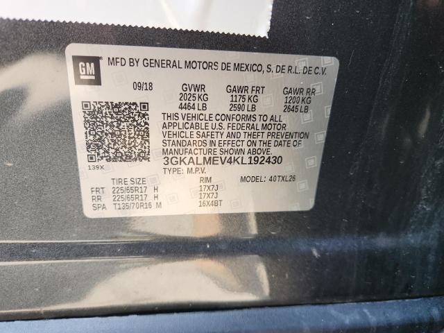 3GKALMEV4KL192430 - 2019 GMC TERRAIN SLE Grafit foto 13