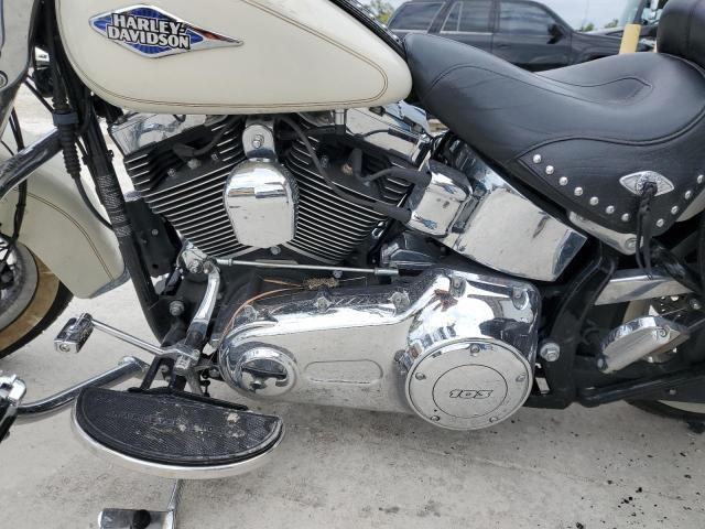 1HD1BWV15EB025635 - 2014 HARLEY-DAVIDSON FLSTC HERITAGE SOFTAIL CLASSIC CREAM photo 7