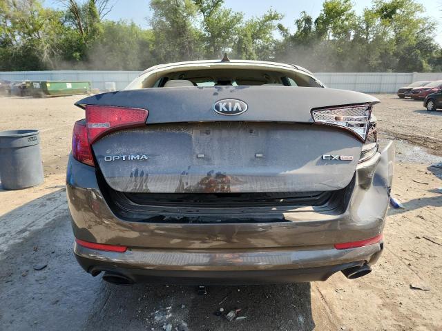 5XXGN4A73DG211989 - 2013 KIA OPTIMA EX GRAY photo 6