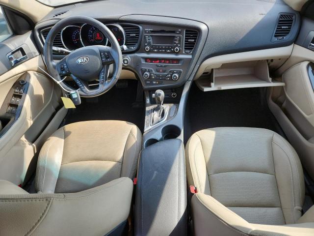 5XXGN4A73DG211989 - 2013 KIA OPTIMA EX GRAY photo 8