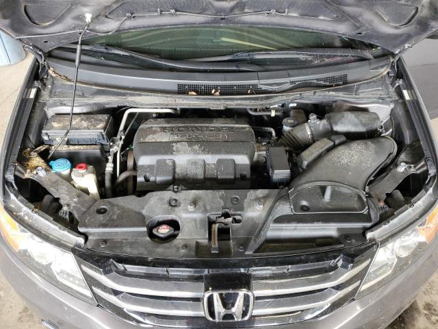 5FNRL5H40EB035682 - 2014 HONDA ODYSSEY EX GRAY photo 12