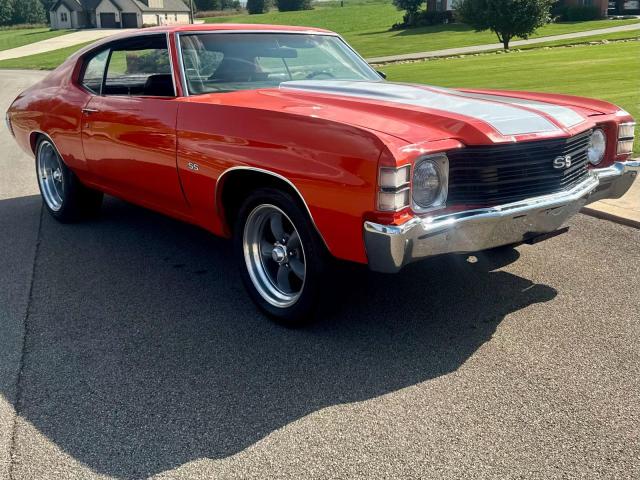 1D37F2R521424 - 1972 CHEVROLET CHEVELLE RED photo 1