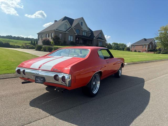 1D37F2R521424 - 1972 CHEVROLET CHEVELLE RED photo 4