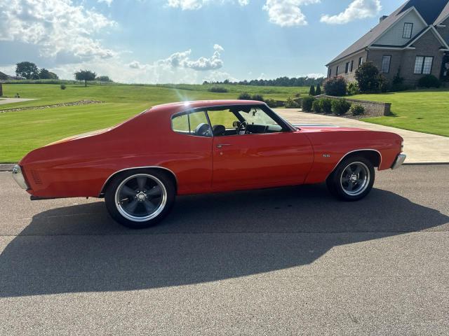 1D37F2R521424 - 1972 CHEVROLET CHEVELLE RED photo 9