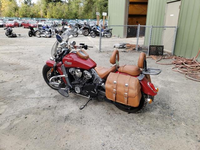 56KMSA008F3101872 - 2015 INDIAN MOTORCYCLE CO. SCOUT ABS BURGUNDY photo 3