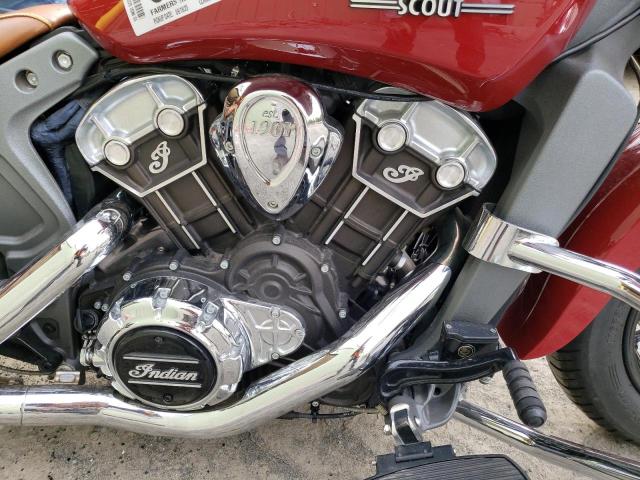 56KMSA008F3101872 - 2015 INDIAN MOTORCYCLE CO. SCOUT ABS BURGUNDY photo 7