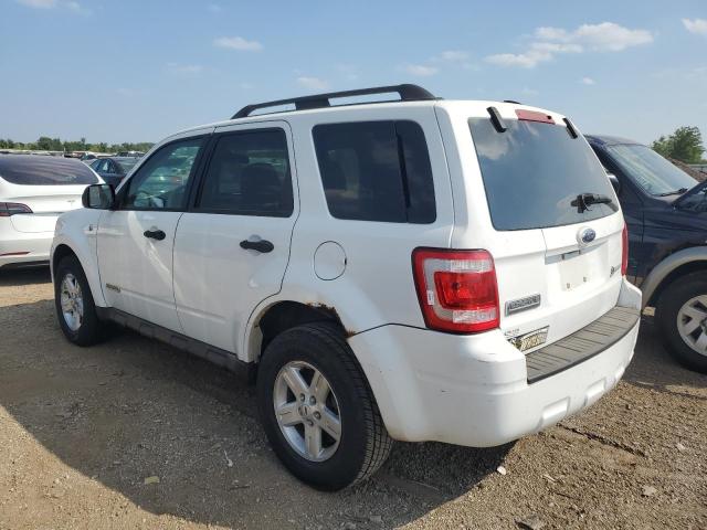 1FMCU49H48KA94588 - 2008 FORD ESCAPE HEV WHITE photo 2