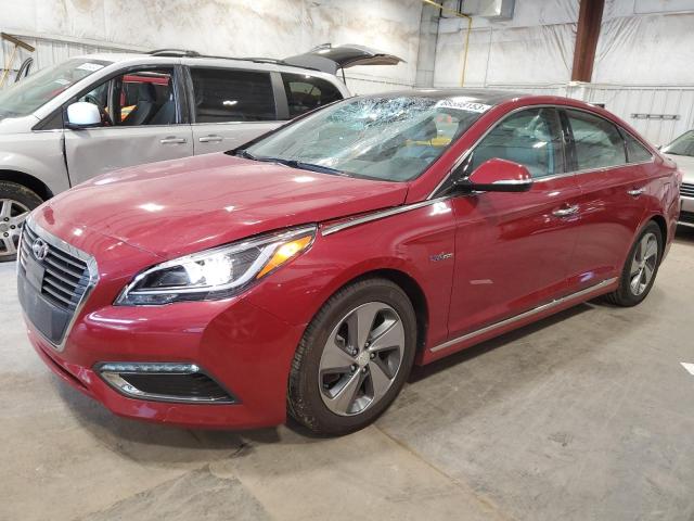 KMHE34L12GA020730 - 2016 HYUNDAI SONATA HYBRID RED photo 1