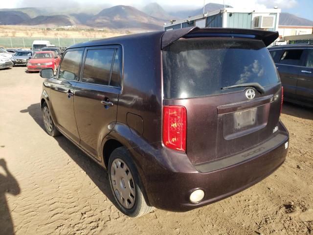 JTLKE50E891066312 - 2009 TOYOTA SCION XB 栗色 照片 2