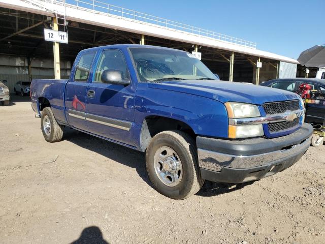 2GCEK19T641116526 - 2004 CHEVROLET SILVERADO K1500 BLUE photo 4