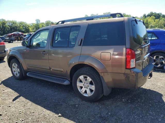 5N1AR18W65C740694 - 2005 NISSAN PATHFINDER LE بني صورة 2