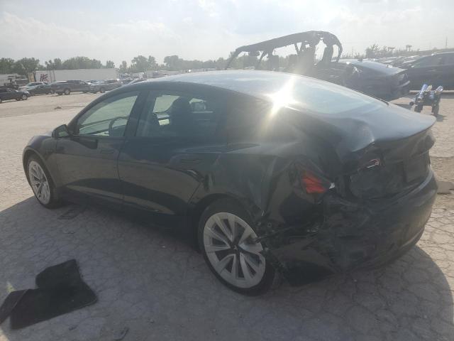 5YJ3E1EB3NF227271 - 2022 TESLA MODEL 3 Սև լուսանկար 2