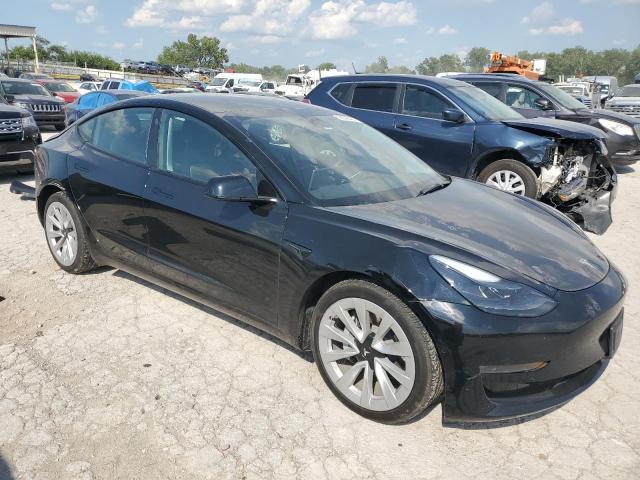 5YJ3E1EB3NF227271 - 2022 TESLA MODEL 3 Սև լուսանկար 4