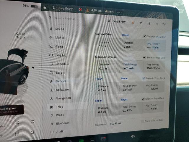5YJ3E1EB3NF227271 - 2022 TESLA MODEL 3 Սև լուսանկար 9