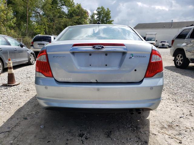 3FADP0L33BR141723 - 2011 FORD FUSION HYBRID BLUE photo 6