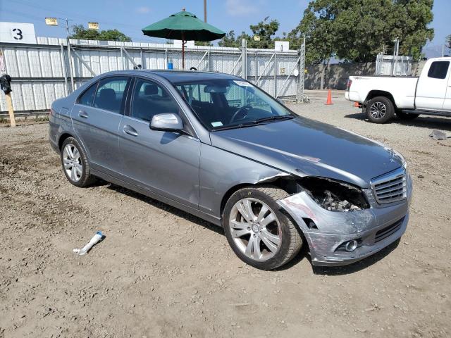 WDDGF54X68F088309 - 2008 MERCEDES-BENZ C 300 SILVER photo 4