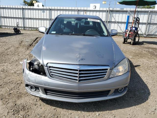 WDDGF54X68F088309 - 2008 MERCEDES-BENZ C 300 SILVER photo 5