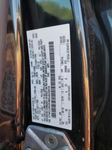 1FMCU9GX4DUA32632 - 2013 FORD ESCAPE SE BLACK photo 12