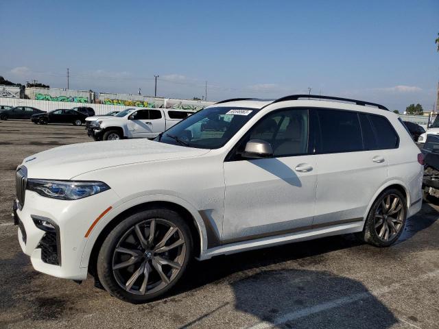 5UXCX6C00M9H69155 - 2021 BMW X7 M50I WHITE photo 1