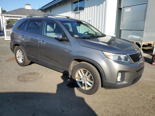 5XYKT4A64EG492771 - 2014 KIA SORENTO LX GRAY photo 4