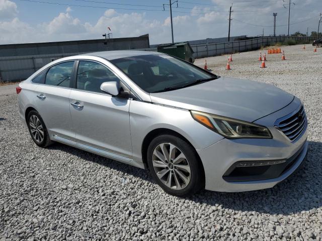 5NPE34AF4FH055764 - 2015 HYUNDAI SONATA SPORT SILVER photo 4
