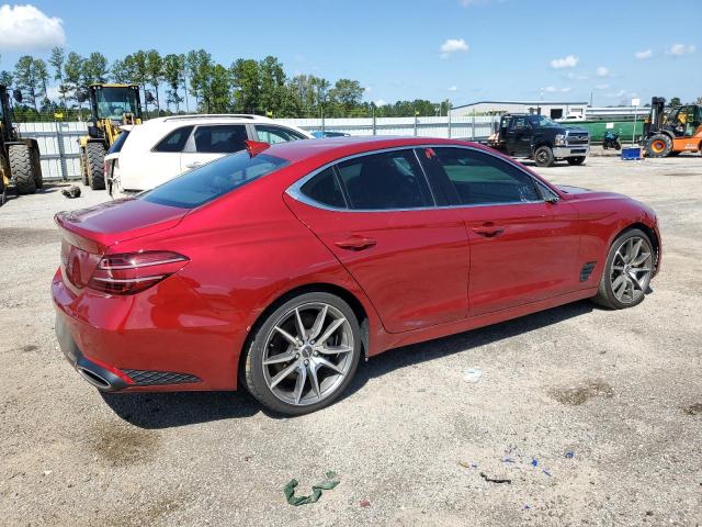 KMTG54TE1NU093790 - 2022 GENESIS G70 BASE RED photo 3