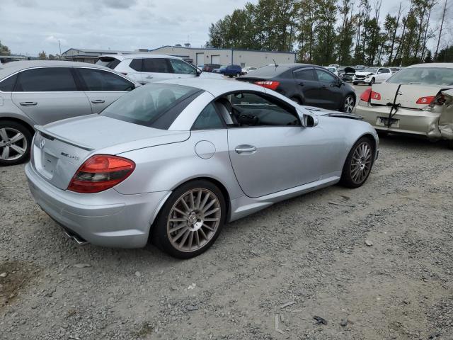 WDBWK73F55F065684 - 2005 MERCEDES-BENZ SLK 55 AMG SILVER photo 3