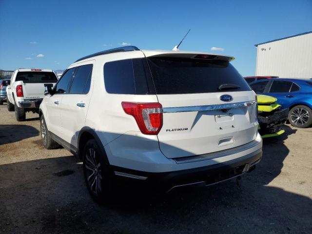 1FM5K8HT7JGA98395 - 2018 FORD EXPLORER PLATINUM BLUE photo 2