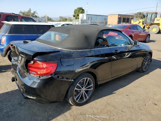 WBA2M7C58JVD51854 - 2018 BMW 230I BLACK photo 3