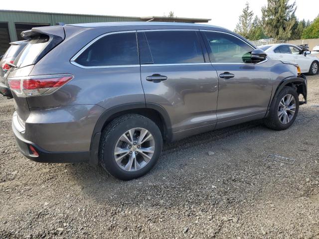 5TDJKRFHXES025606 - 2014 TOYOTA HIGHLANDER XLE Graphit Foto 3