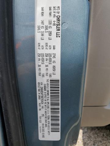 2A8HR54P78R793434 - 2008 CHRYSLER TOWN & COU TOURING Mavi foto 13