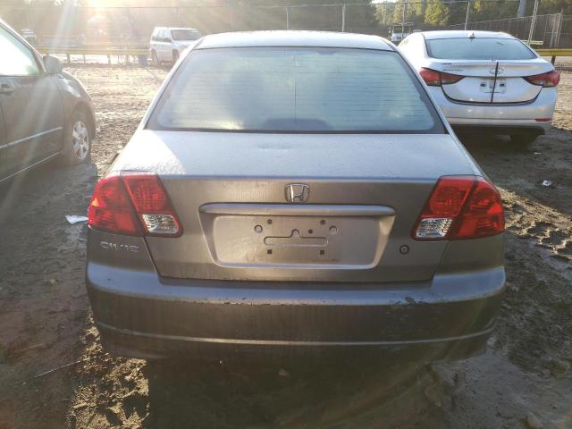 2HGES16365H568300 - 2005 HONDA CIVIC DX VP 灰色 照片 6