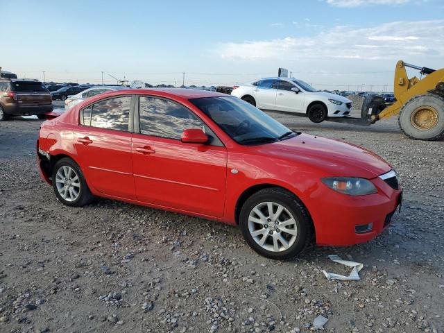 JM1BK12F981865517 - 2008 MAZDA 3 I RED photo 4