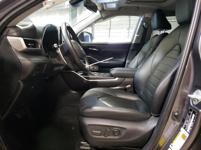 5TDGZRBH8LS513218 - 2020 TOYOTA HIGHLANDER XLE GRAY photo 7