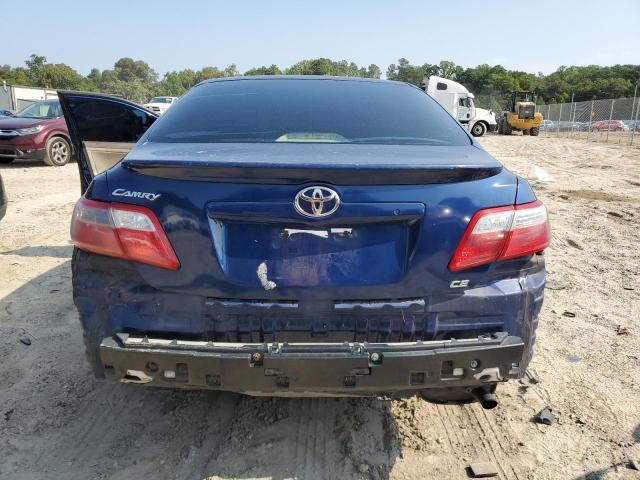 4T1BE46K37U010952 - 2007 TOYOTA CAMRY CE BLUE photo 6