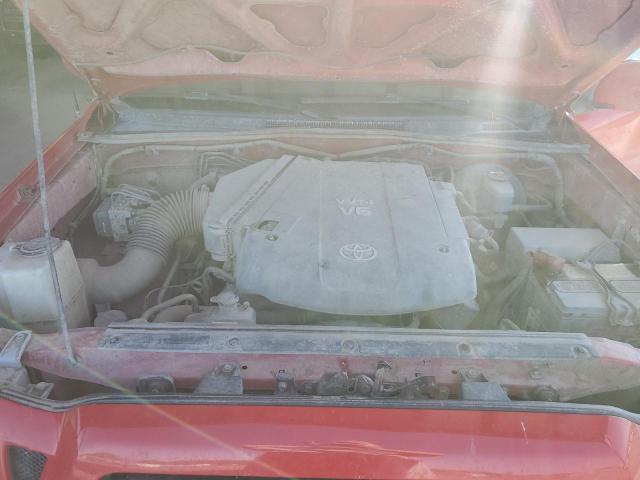 5TEUU42N07Z414010 - 2007 TOYOTA TACOMA ACCESS CAB წითელი ფოტო 11