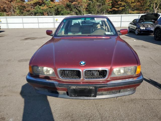 WBAGF8320VDL47835 - 1997 BMW 740 I AUTOMATIC RED photo 5