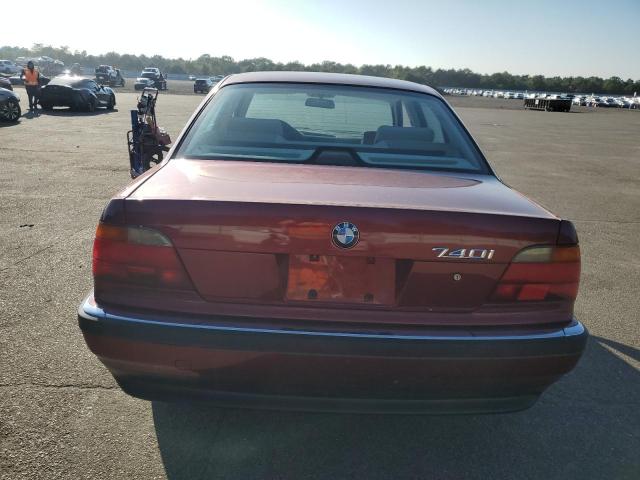 WBAGF8320VDL47835 - 1997 BMW 740 I AUTOMATIC RED photo 6