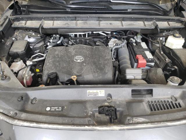 5TDGZRBH1MS527074 - 2021 TOYOTA HIGHLANDER XLE CHARCOAL photo 12