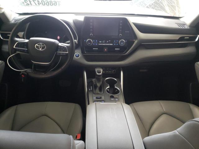 5TDGZRBH1MS527074 - 2021 TOYOTA HIGHLANDER XLE CHARCOAL photo 8