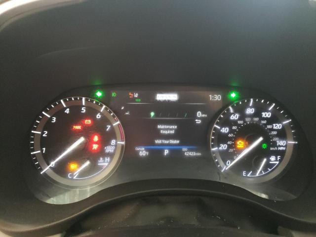 5TDGZRBH1MS527074 - 2021 TOYOTA HIGHLANDER XLE CHARCOAL photo 9