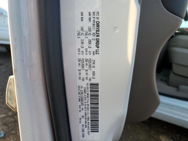 2C4RC1CG5DR623851 - 2013 CHRYSLER TOWN & COU TOURING L WHITE photo 13