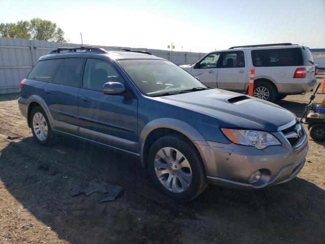 4S4BP63C894332590 - 2009 SUBARU OUTBACK 2.5XT LIMITED BLUE photo 4