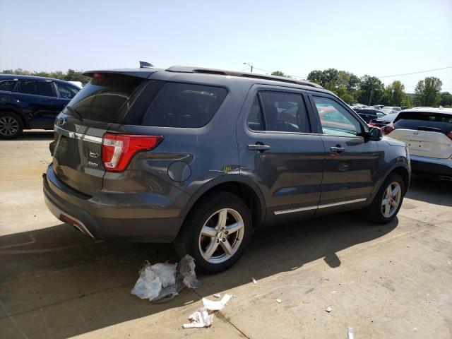 1FM5K8D82HGB05409 - 2017 FORD EXPLORER XLT GRAY photo 3