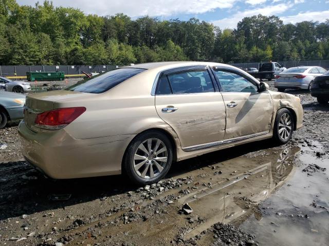 4T1BK3DB7BU380378 - 2011 TOYOTA AVALON BASE 金色 照片 3
